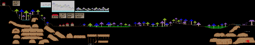 Thumbnail for a map of Chapter 2 for the PC game Feyna's Quest.