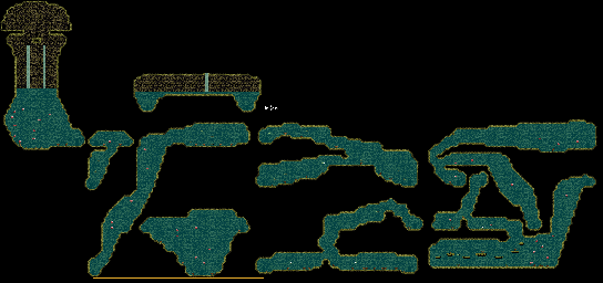 Thumbnail for a map of Chapter 5 Underwater Caves for the PC game Feyna's Quest.