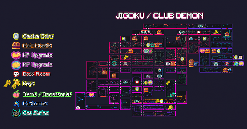Thumbnail for a map of Jigoku (Guide) for the PC game FlipWitch: Forbidden Sex Hex.
