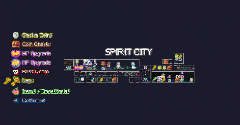 Thumbnail for a map of Spirit City (Guide) for the PC game FlipWitch: Forbidden Sex Hex.