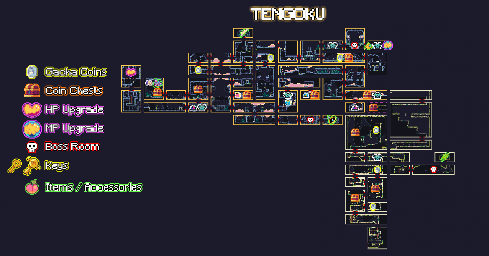 Thumbnail for a map of Tengoku (Guide) for the PC game FlipWitch: Forbidden Sex Hex.