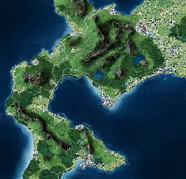 Thumbnail for a map of 01: Hokkaido for the PC game Gaika no Gouhou: Air Land Force.