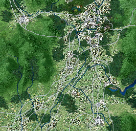Thumbnail for a map of 26: Kyoto for the PC game Gaika no Gouhou: Air Land Force.