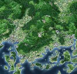 Thumbnail for a map of 34: Hiroshima for the PC game Gaika no Gouhou: Air Land Force.
