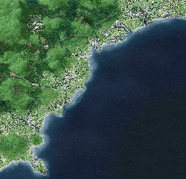 Thumbnail for a map of 39: Kochi for the PC game Gaika no Gouhou: Air Land Force.
