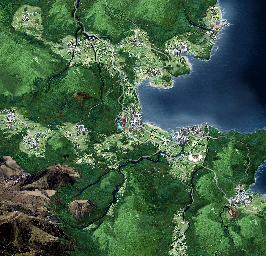 Thumbnail for a map of 44: Oita for the PC game Gaika no Gouhou: Air Land Force.