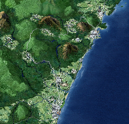 Thumbnail for a map of 45: Miyazaki for the PC game Gaika no Gouhou: Air Land Force.
