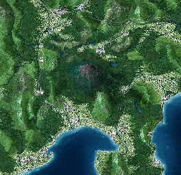 Thumbnail for a map of 54: Mt. Fuji for the PC game Gaika no Gouhou: Air Land Force.
