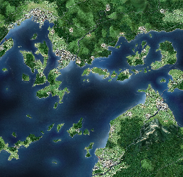 Thumbnail for a map of 59: Setouchi for the PC game Gaika no Gouhou: Air Land Force.