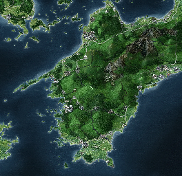 Thumbnail for a map of 60: Shikoku for the PC game Gaika no Gouhou: Air Land Force.