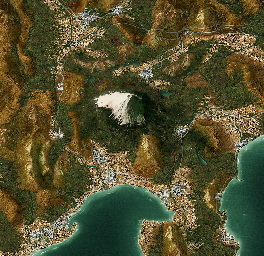 Thumbnail for a map of 70: Mt. Fuji for the PC game Gaika no Gouhou: Air Land Force.