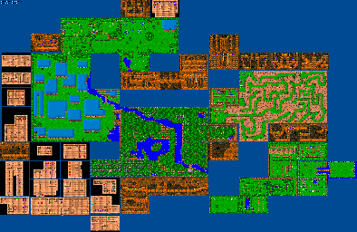 Thumbnail for a map of Part 1 for the PC game God Of Thunder.