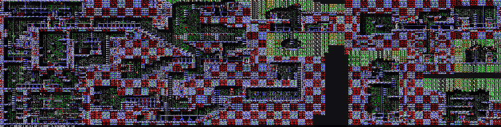 Thumbnail for a map of Level Four: The Underworld The Underworld (Unmarked) (B) (EGA) for the PC game Gods.