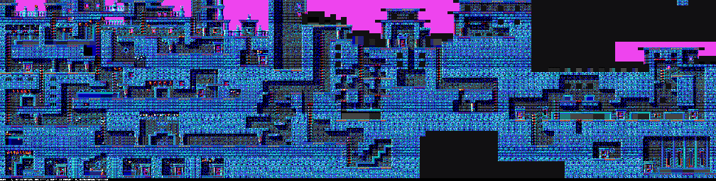 Thumbnail for a map of Level Three: The Labyrinth The Labyrinth (Unmarked) (A) (Tandy) for the PC game Gods.