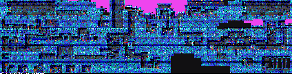 Thumbnail for a map of Level Three: The Labyrinth The Labyrinth (Unmarked) (B) (Tandy) for the PC game Gods.