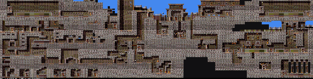 Thumbnail for a map of Level Three: The Labyrinth The Labyrinth (Unmarked) (B) (VGA) for the PC game Gods.