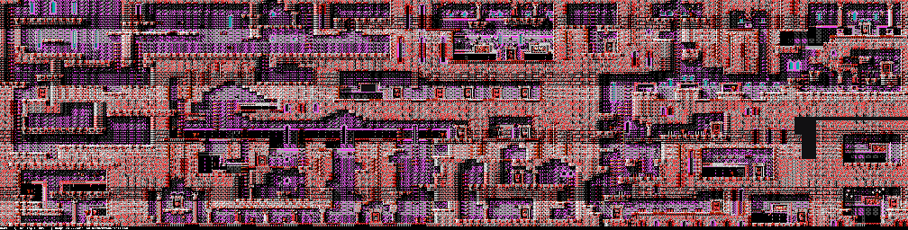 Thumbnail for a map of Level Two: The Temple The Temple (Unmarked) (A) (EGA) for the PC game Gods.