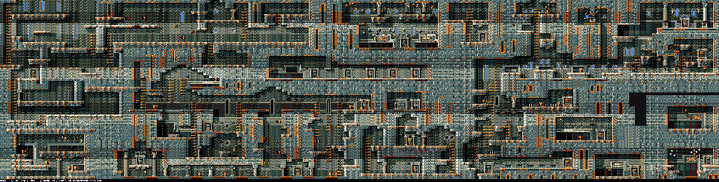 Thumbnail for a map of Level Two: The Temple The Temple (Unmarked) (A) (VGA) for the PC game Gods.