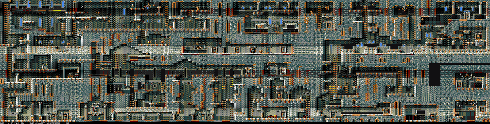 Thumbnail for a map of Level Two: The Temple The Temple (Unmarked) (B) (VGA) for the PC game Gods.