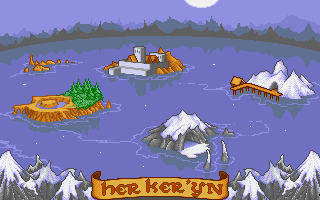 Thumbnail for a map of Her Ker'yn (In-Game Map) for the PC game Heimdall 2: Into The Hall Of Worlds.