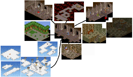 Thumbnail for a map of Tal Ker'yn for the PC game Heimdall 2: Into The Hall Of Worlds.