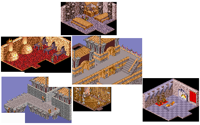 Thumbnail for a map of Village for the PC game Heimdall 2: Into The Hall Of Worlds.