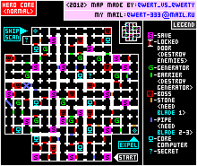 Thumbnail for a map of Normal (Small) for the PC game Hero Core.