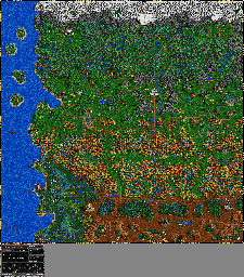 Thumbnail for a map of Archibald's Campaign Scenario 11: Apocalypse for the PC game Heroes Of Might And Magic II.