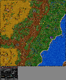 Thumbnail for a map of Archibald's Campaign Scenario 7: Dragon Master for the PC game Heroes Of Might And Magic II.