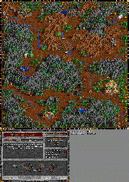 Thumbnail for a map of Prince Of Loyalty Scenario 1: Uprising for the PC game Heroes Of Might And Magic II.