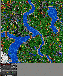 Thumbnail for a map of Prince Of Loyalty Scenario 7: Betrayal's End for the PC game Heroes Of Might And Magic II.