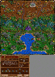 Thumbnail for a map of Roland's Campaign Scenario 2: Annexation for the PC game Heroes Of Might And Magic II.