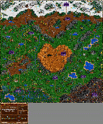 Thumbnail for a map of Roland's Campaign Scenario 4: Carator Mines for the PC game Heroes Of Might And Magic II.