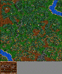 Thumbnail for a map of Roland's Campaign Scenario 7: The Gauntlet for the PC game Heroes Of Might And Magic II.