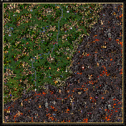 Thumbnail for a map of Armageddon's Blade - B: Seeking Armageddon for the PC game Heroes Of Might And Magic III.