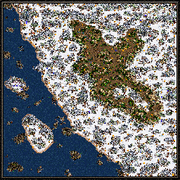 Thumbnail for a map of Armageddon's Blade Dragon Slayer - C: Azure Dragons for the PC game Heroes Of Might And Magic III.