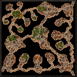 Thumbnail for a map of Armageddon's Blade Dragon's Blood - B: Savaging The Scavengers for the PC game Heroes Of Might And Magic III.