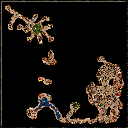 Thumbnail for a map of Armageddon's Blade Dragon's Blood - C (Underground): Blood Of The Dragon Father for the PC game Heroes Of Might And Magic III.