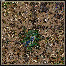 Thumbnail for a map of Armageddon's Blade Festival Of Life - D: Razor Claw for the PC game Heroes Of Might And Magic III.