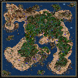 Thumbnail for a map of Armageddon's Blade Foolhardy Waywardness - A: Lost At Sea for the PC game Heroes Of Might And Magic III.