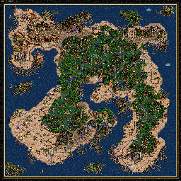 Thumbnail for a map of Armageddon's Blade Foolhardy Waywardness - B: There Be Pirates for the PC game Heroes Of Might And Magic III.