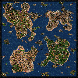 Thumbnail for a map of Armageddon's Blade Foolhardy Waywardness - C: Hurry Up And Wait for the PC game Heroes Of Might And Magic III.