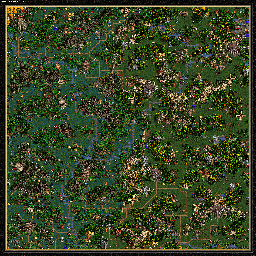 Thumbnail for a map of Armageddon's Blade Playing With Fire - A: Farming Towns for the PC game Heroes Of Might And Magic III.