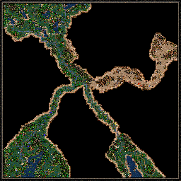 Thumbnail for a map of Armageddon's Blade Playing With Fire - B (Underground): March Of The Undead for the PC game Heroes Of Might And Magic III.
