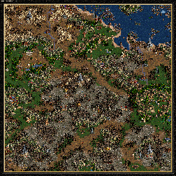 Thumbnail for a map of Restoration Of Erathia Long Live The King - C: Corporeal Punishment for the PC game Heroes Of Might And Magic III.