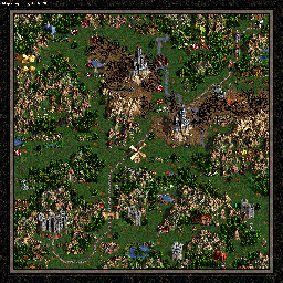 Thumbnail for a map of Restoration Of Erathia Song For The Father - A: Safe Passage for the PC game Heroes Of Might And Magic III.
