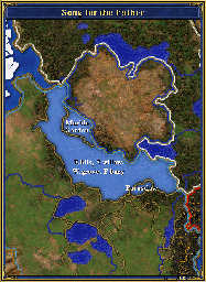 Thumbnail for a map of Restoration Of Erathia Song For The Father (In-Game Map) for the PC game Heroes Of Might And Magic III.