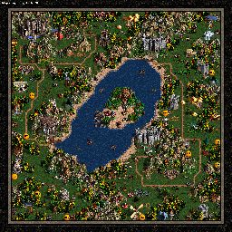 Thumbnail for a map of The Shadow Of Death Birth Of A Barbarian - D: Falor And Terwen for the PC game Heroes Of Might And Magic III.