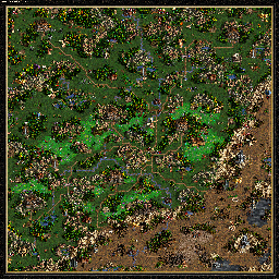Thumbnail for a map of The Shadow Of Death Elixir Of Life - B: Cutthroats for the PC game Heroes Of Might And Magic III.