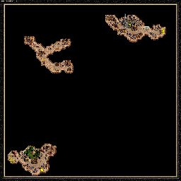 Thumbnail for a map of The Shadow Of Death New Beginning - A (Underground): Clearing The Border for the PC game Heroes Of Might And Magic III.